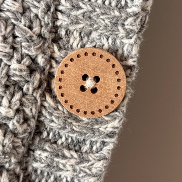 Nula Bug cotton blend turtleneck cable knit sleeveless sweater size US 8 - Picture 4 of 15